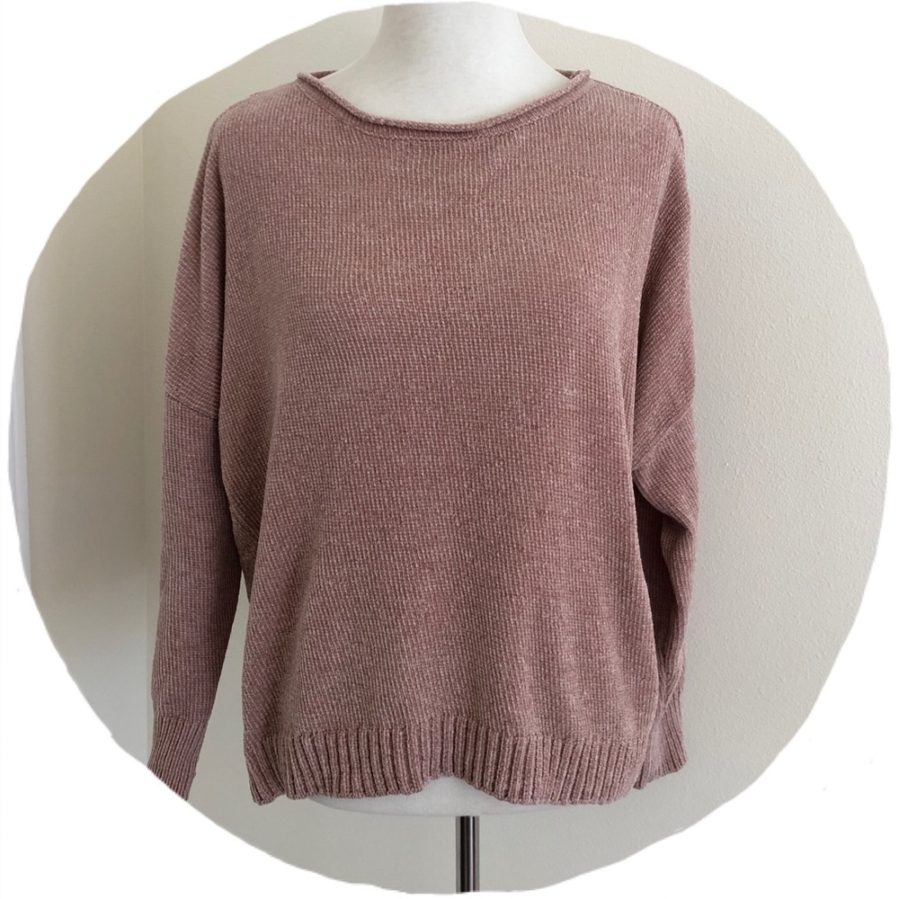 Pink Chenille Sweater